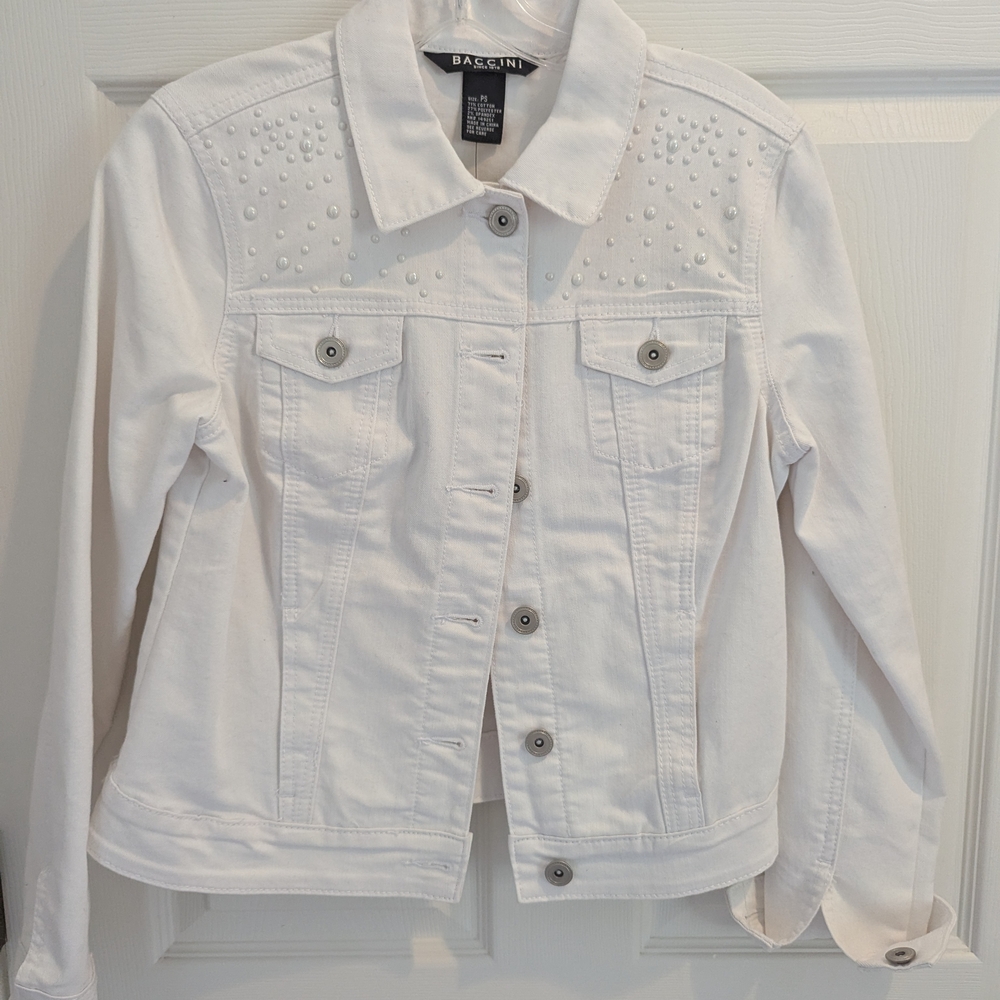 White Denim Jacket